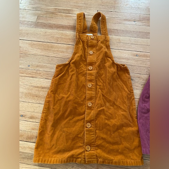 The Children’s Place Girls 10 set of 2 Corduroy Jumper Overall Dress Fall - Picture 8 of 14